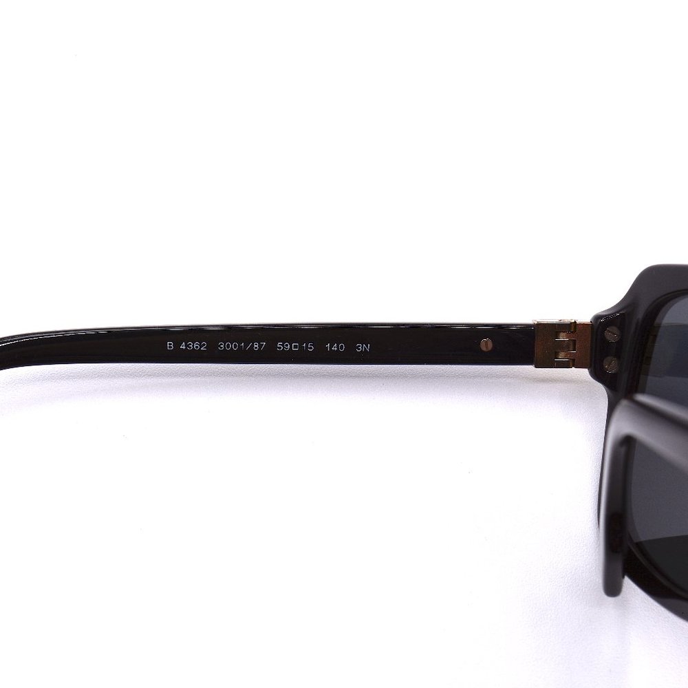 NEW BURBERRY BE4362 3001/87 BLACK GREY LENS AUTHENTIC SUNGLASSES - Picture 11 of 13